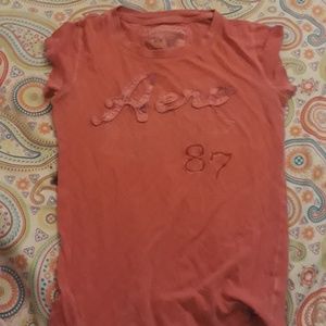 Aéropostale pink/orange shirt